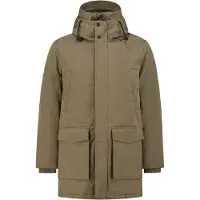 Replay Herren Winterjacke Parka – Gepolstert mit fester Kapuze und Taillenkordelzug