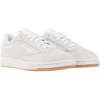 Reebok Sneaker CLASSIC "CLUB C 85", Mädchen, Gr. 45,5, beige (pugry2, ftwwht, rbkle3), Leder, Textil, Schuhe Sneaker