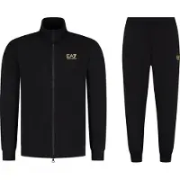 Emporio Armani Zip Trainingsanzug Schwarz