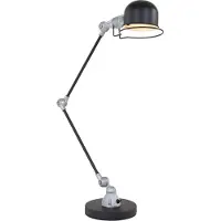 Steinhauer Tischlampe - schwarz - Davin - kunststoff metall - schreibtischlampe - E14 - 7655ZW -
