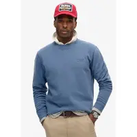 Superdry für Herren. M2013751A Essential Logo Crew Sweatshirt blau (XL), Lässig, Baumwolle, Nachhaltig