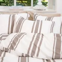 Town & Country Bettwäsche Kinsley Taupe Baumwolle-200 x 200 / 220 cm | 2-Persoons