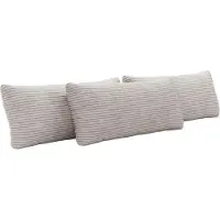 Otto Home Sofakissen "Mikado", grau (hellgrau), B:65cm H:25cm T:10cm, 100% Polyester, Polsterauflagen, Sofakissen, 3,5,6,7-teilige Kissen-Sets zur Auswahl