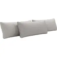 Otto Home Sofakissen "Mikado", grau (hellgrau), B:65cm H:25cm T:10cm, 95% Polyester 5% Polyamid, Polsterauflagen, Sofakissen, 3,5,6,7-teilige Kissen-Sets zur Auswahl