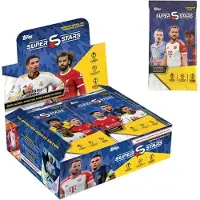 Topps /Merlin UEFA Champions League Super Stars 2023/24 Sammelkarten Booster Display (24) *Englische Version*