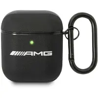 Mercedes AMG AMA2SLWK AirPods-Hülle schwarz/schwarzes Leder