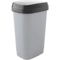 Curver 241270 Dual Swing 50l 31x42x62 Cm Mülleimer