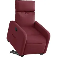 vidaXL Relaxsessel mit Aufstehhilfe Weinrot Stoff