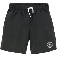 s.Oliver Badeshorts , Kinder, Gr. 170/176, N-Gr, schwarz, Polyester, Badehosen Badeshorts, mit seitlichem Logodruck