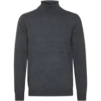 Blend Rollkragenpullover "Rollkragenpullover BHCarsten", Herren, Gr. XL, grau (charcoal mix), Obermaterial: 100% Polyester PES., Pullover Rollkragenpullover