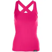 Winshape Sporttop "WVR25", Damen, Gr. L, pink, 90% Baumwolle, 10% Elasthan, eckiger Ausschnitt, Tops Sporttop, Cross Back Style