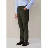Hackett London für Herren. HM212655 Pigment Cord Hose grün (38/32), Lässig, Baumwolle