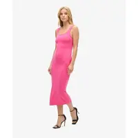 Superdry Square Neck Jersey ärmelloses Midikleid