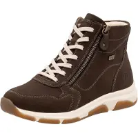 Remonte Damenschuhe Stiefeletten Schnürer Stiefelette Braun Freizeit