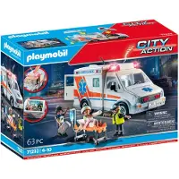 Playmobil Ambulance, Fahrzeug, 4 Jahr(e), AAA, Mehrfarbig