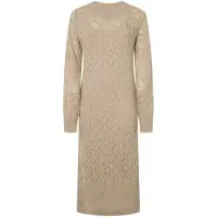 Pepe Jeans für Damen. PL953588 Hailey Kleid beige (S), Lässig, Acryl, Langarm