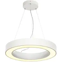 SLV 1002891 MEDO RING 60 DALI, Indoor LED Pendelleuchte, weiß, 3000 K