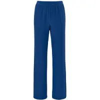 Goldner Kurzgröße: Slinky-Hose mit weitem Bein in royalblau | Gr.: 23