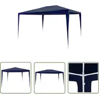 The Living Store Partyzelt 3x4 m PE Blau