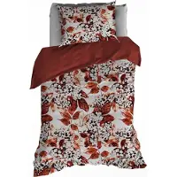 De Witte Lietaer Bettbezug Baumwollflanell, Mimulus - 200 x 200/220 cm + 2x 60 x 70 cm