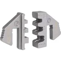 Ks Tools Paar Crimp-Einsätze für Flachstecker 4,8 und 6,3 mm, Ø 0,5 - 6,0 mm - 115.1417