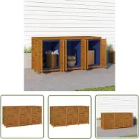 The Living Store Gartenbox 210x87x104 cm Massivholz Akazie