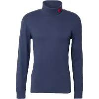 HUGO Longsleeve "Longsleeve DEROLLO224 1er Pack", Herren, Gr. XXL, blau (royalblau), Obermaterial: 96% Baumwolle CO. 4% Elasthan EL., Shirts Longsleeve