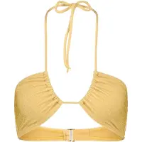 Alife & Kickin Bügel-Bikini-Top , Damen, Gr. M, Einheitsgröße, gelb (gold), 80% Polyamid, 20% Elasthan, Bikini-Oberteile Bügel-Bikini-Top