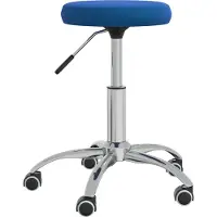 vidaXL Esszimmerstuhl Blau Samt