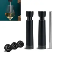 Airtender Wine Lovers Pack Vakuumpumpe Weinbelüfter Set schwarz Airtender