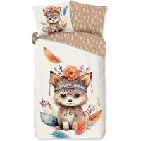 Good Morning Kinder Babyfuchs/Herbstthema Bettwäsche 140 X 200/220 cm 100% Baumwolle