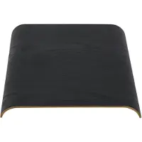 AYTM Tablett Curva, schwarz, 33 x 32 x 4 cm, Holz
