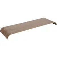 AYTM Tablett Curva, walnussfarben, 81 x 25 x 5 cm, Holz