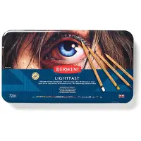 Derwent Lichtbeständiger Bleistift In Metallbox 72 Einheiten