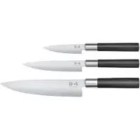 Kai 67S-300, Messer-Set, Stahl, Kunststoff, Silber, Schwarz, 20 cm