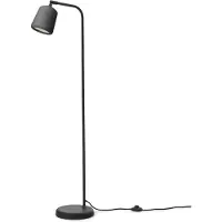 New Works Stehlampe Material, dunkelgrau, Beton, Höhe 125 cm