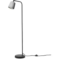 New Works Stehlampe Material, hellgrau, Beton, Höhe 125 cm
