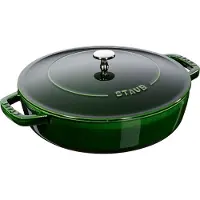 Staub Bräter Chistera 28 cm basilikumgrün