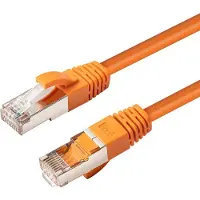 Microconnect MC-SFTP6A15O, 15 m, Cat6a, S/FTP (S-STP), RJ-45, RJ-45, Orange