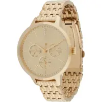 HUGO BOSS Multifunktionsuhr "SYMPHONY", gold (goldfarben, goldfarben), Armbanduhren, Damen, goldfarben, Multifunktionsuhr, Quarzuhr, Armbanduhr, Damenuhr, Edelstahlarmband, analog