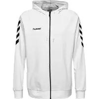 Hummel Cotton Kapuzenjacke Kids Weiss F9001 || Größe 8 (128)
