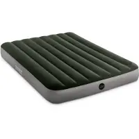 Intex Aufblasbare Matratze 191x137x25 cm mit eingebauter Fußpumpe 64762