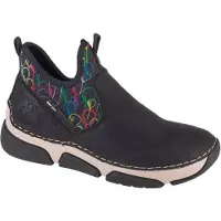 Rieker Schlupfboots mit buntem Aufdruck