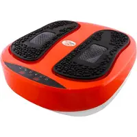 MediaShop Mediashopping VibroLegs Akupressur- & Fussmassagegerät inkl. Fernbedienung GRATIS, Vibration massage, Fuß, Schwarz, Orange, ABS, Polyamid, Tasten, AC