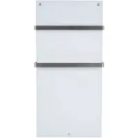 Eurom Elektrischer Badheizkörper Sani 1000 137x62x6,5 cm 1000 Watt mit WiFi und Fernbedienung weiß