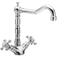 Hak ANTEA Küchenarmatur mit Retro-Einlauf, 240mm, Chrom