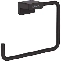 Hansgrohe AddStoris Handtuchring, 41754670, Farbe: Mattschwarz