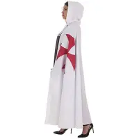 Creaciones Llopis Weißes Templer Ritterkostüm