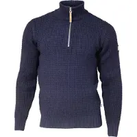 Ivanhoe - Moritz Half Zip - Wollpullover Gr S blau