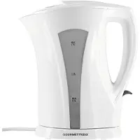 DS Produkte GOURMETmaxx Wasserkocher 1,7 l | Schlichtes Design, kabellose Flexibilität & automatische Abschaltung | Wasserstandsanzeige | Weiß